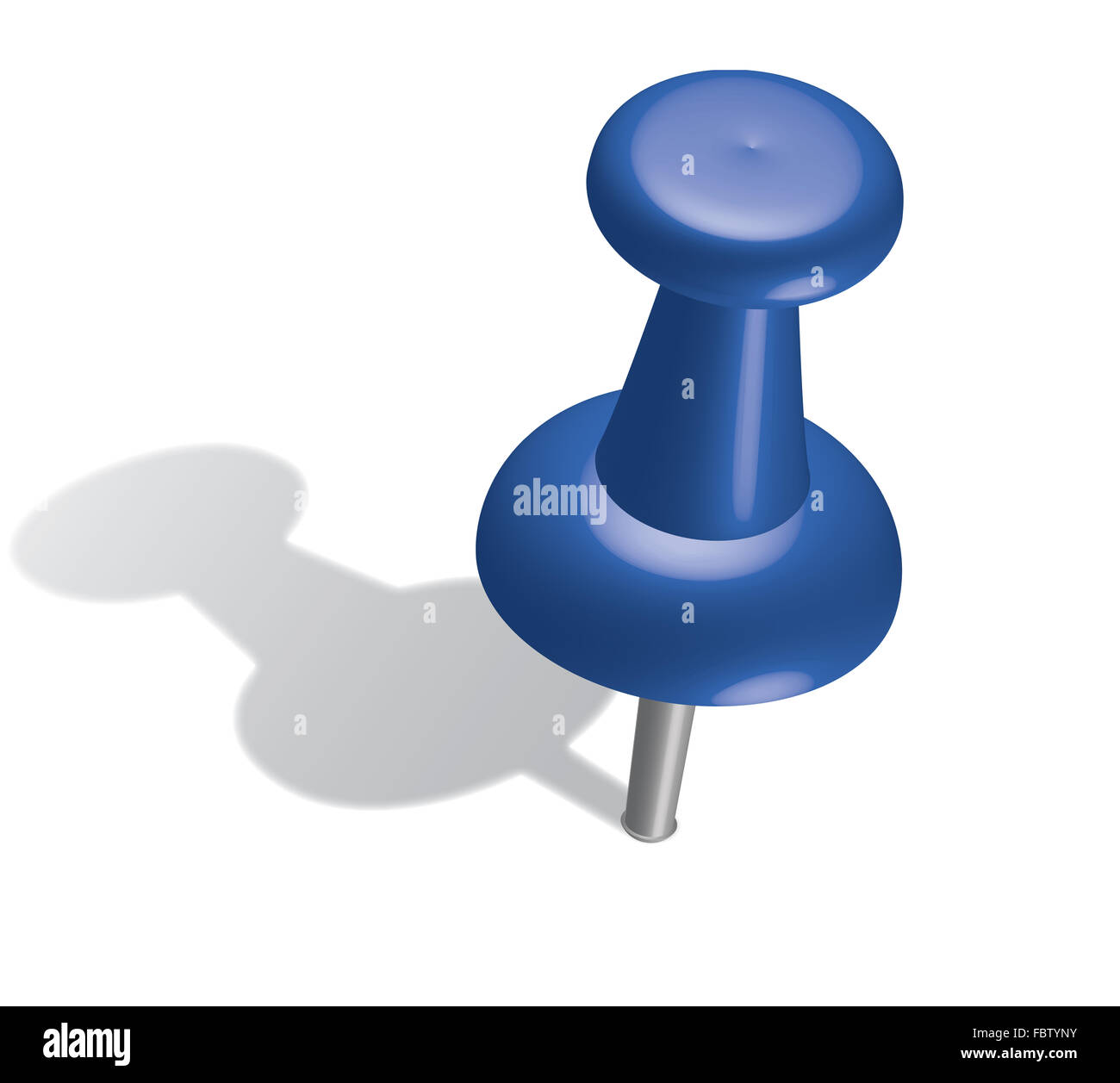 Push pin 3d Stock Photo Alamy