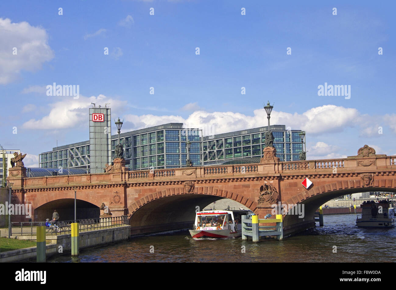 moltkebruecke hauptbahnhof berlin Stock Photo