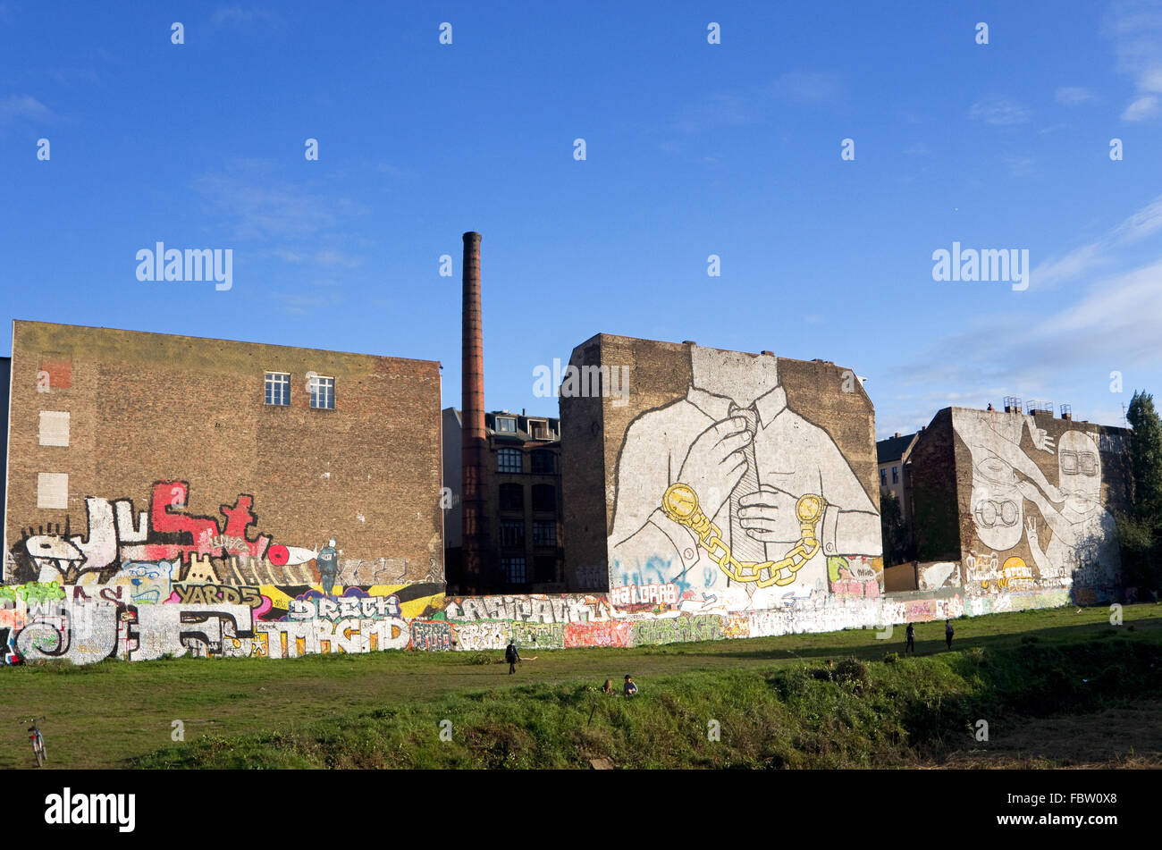 Cuvrystra├ƒe berlin kreuzberg Stock Photo