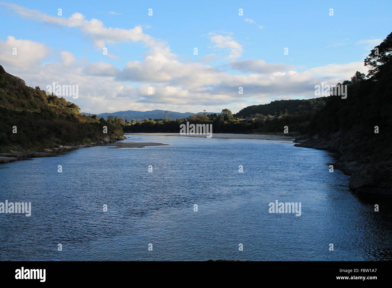 Grey, River, New Zealand Stock Photo Alamy