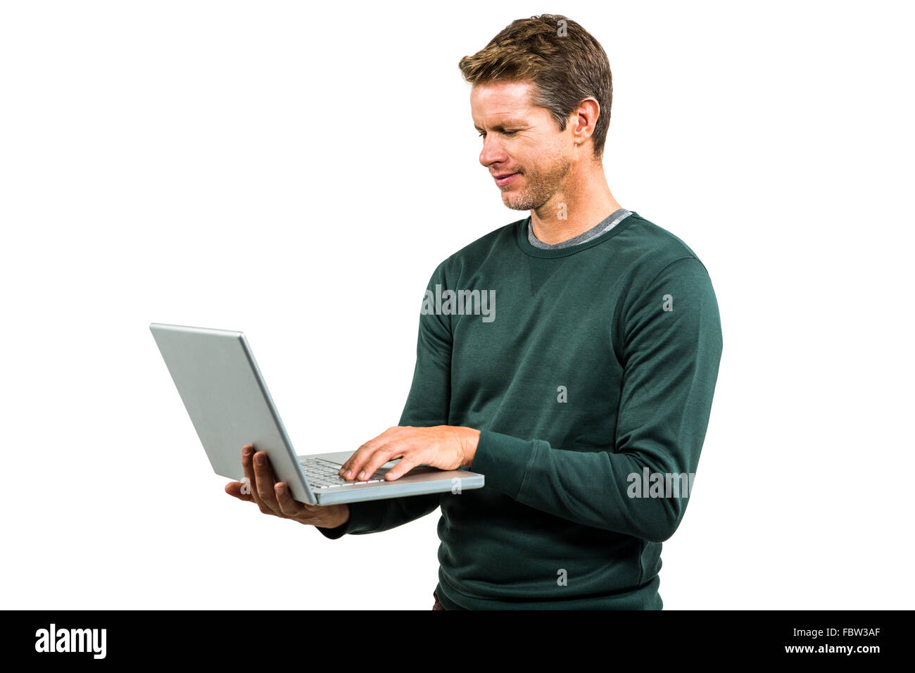 Man pressing notebook laptop computer hi-res stock photography and ...