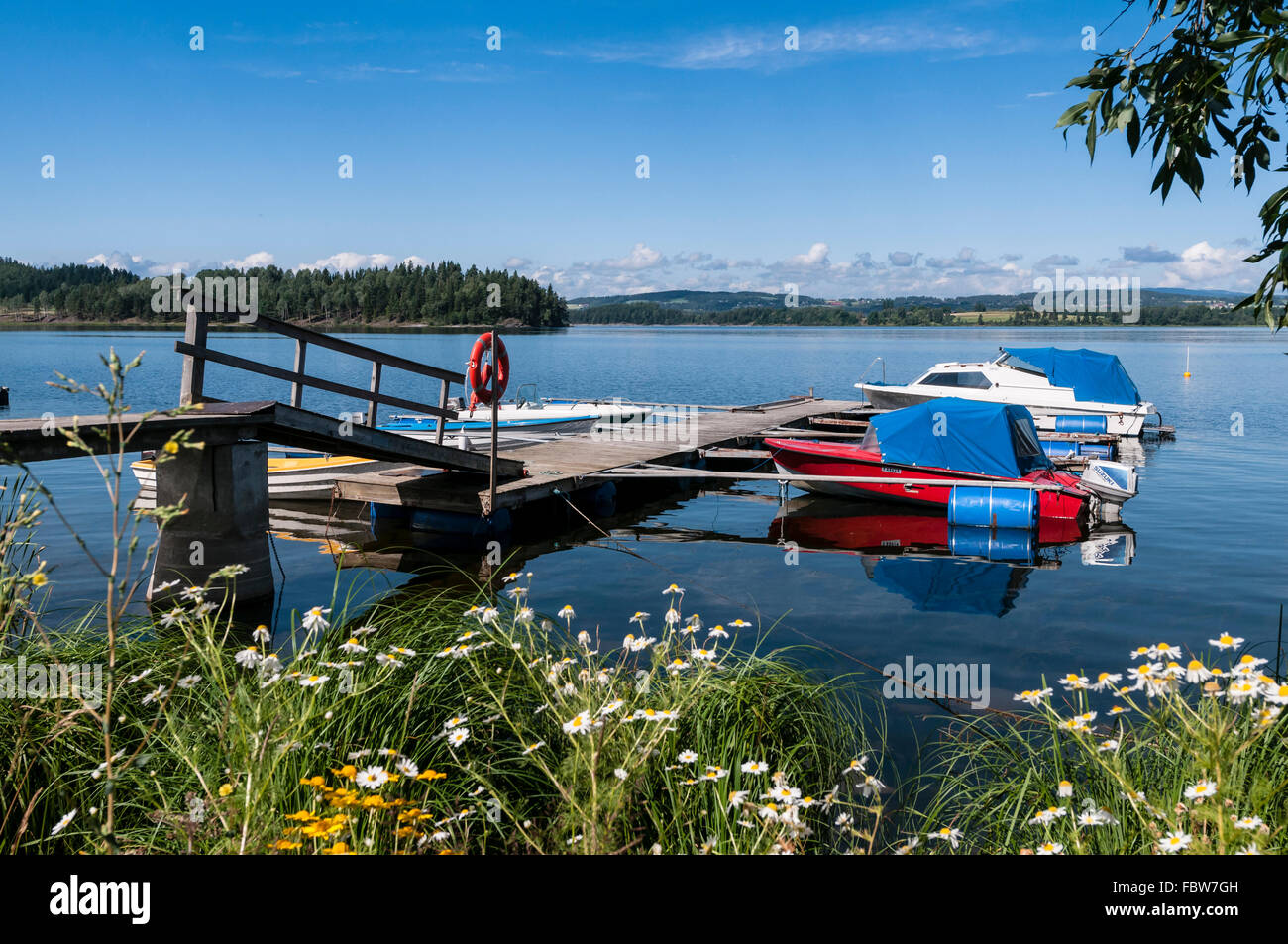 Leisure boats anchored on hi-res stock photography and images - Alamy
