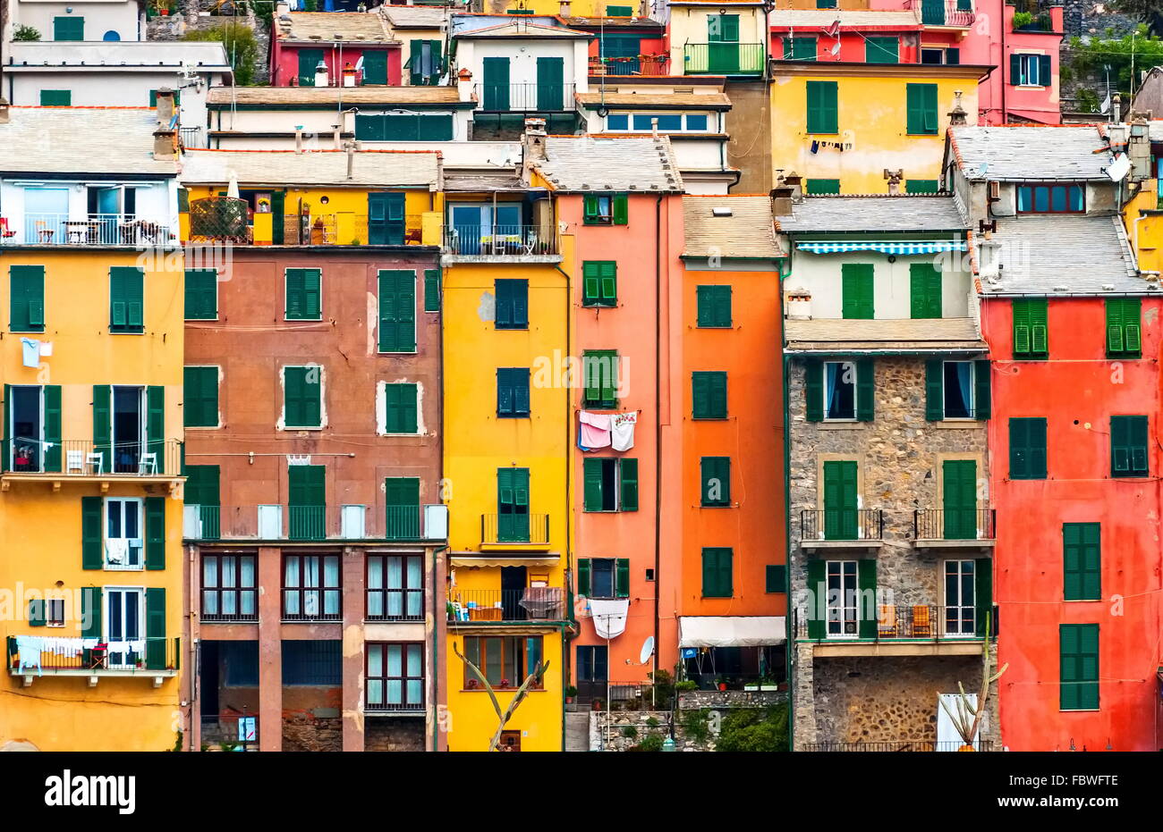 Cinque terre house style Stock Photo Alamy