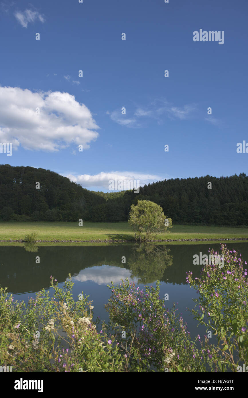 reservoir Ehreshoven Stock Photo