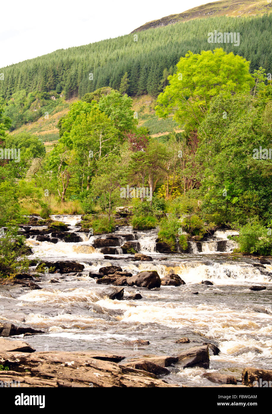 Scotland - Killin Falls Stock Photo
