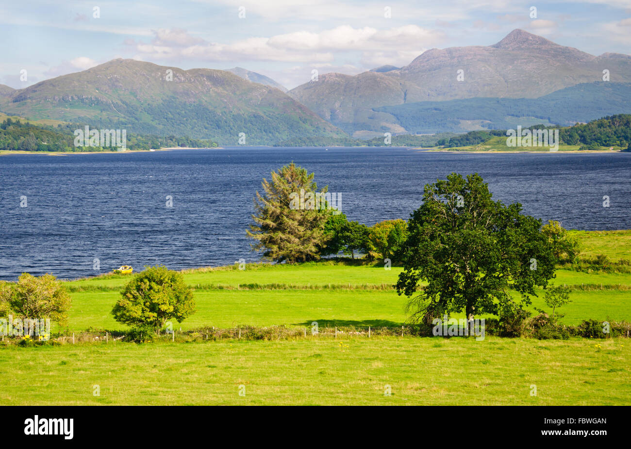 Scotland Loch Etive Stock Photo Alamy