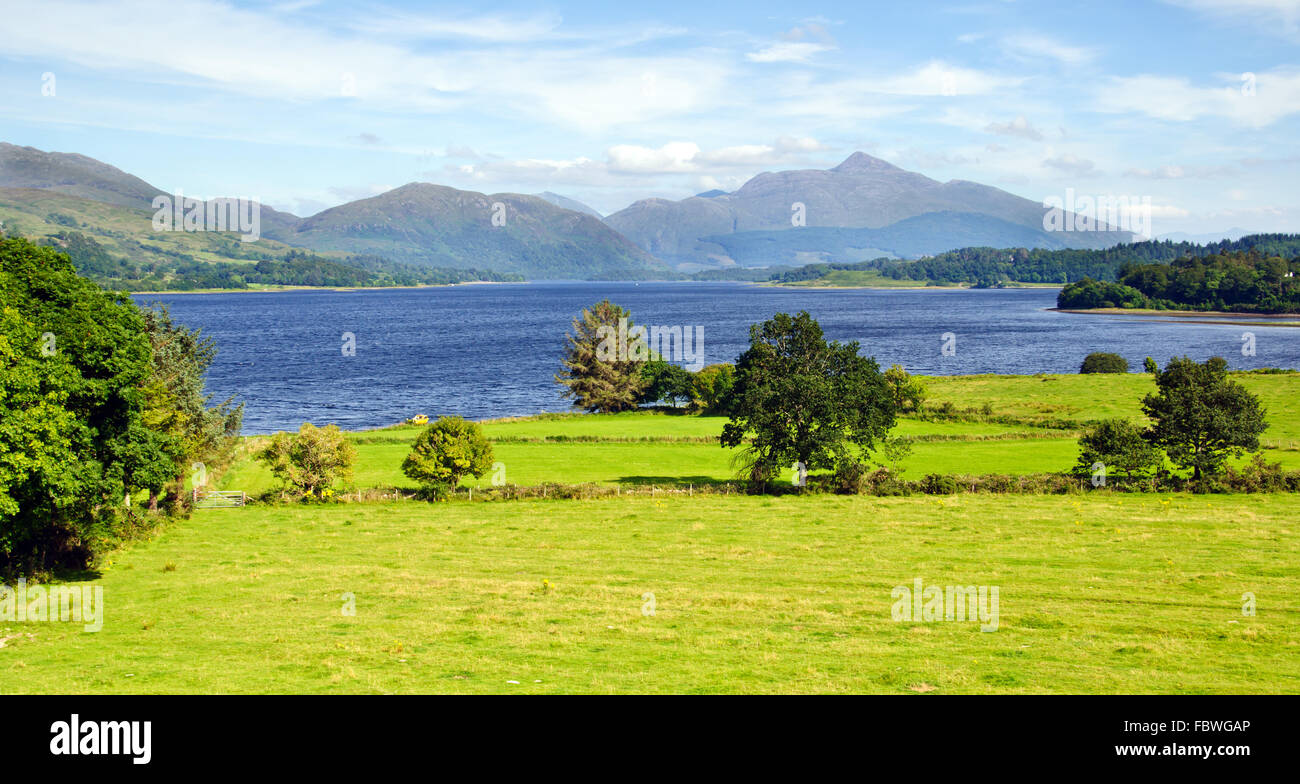 Scotland Loch Etive Stock Photo Alamy