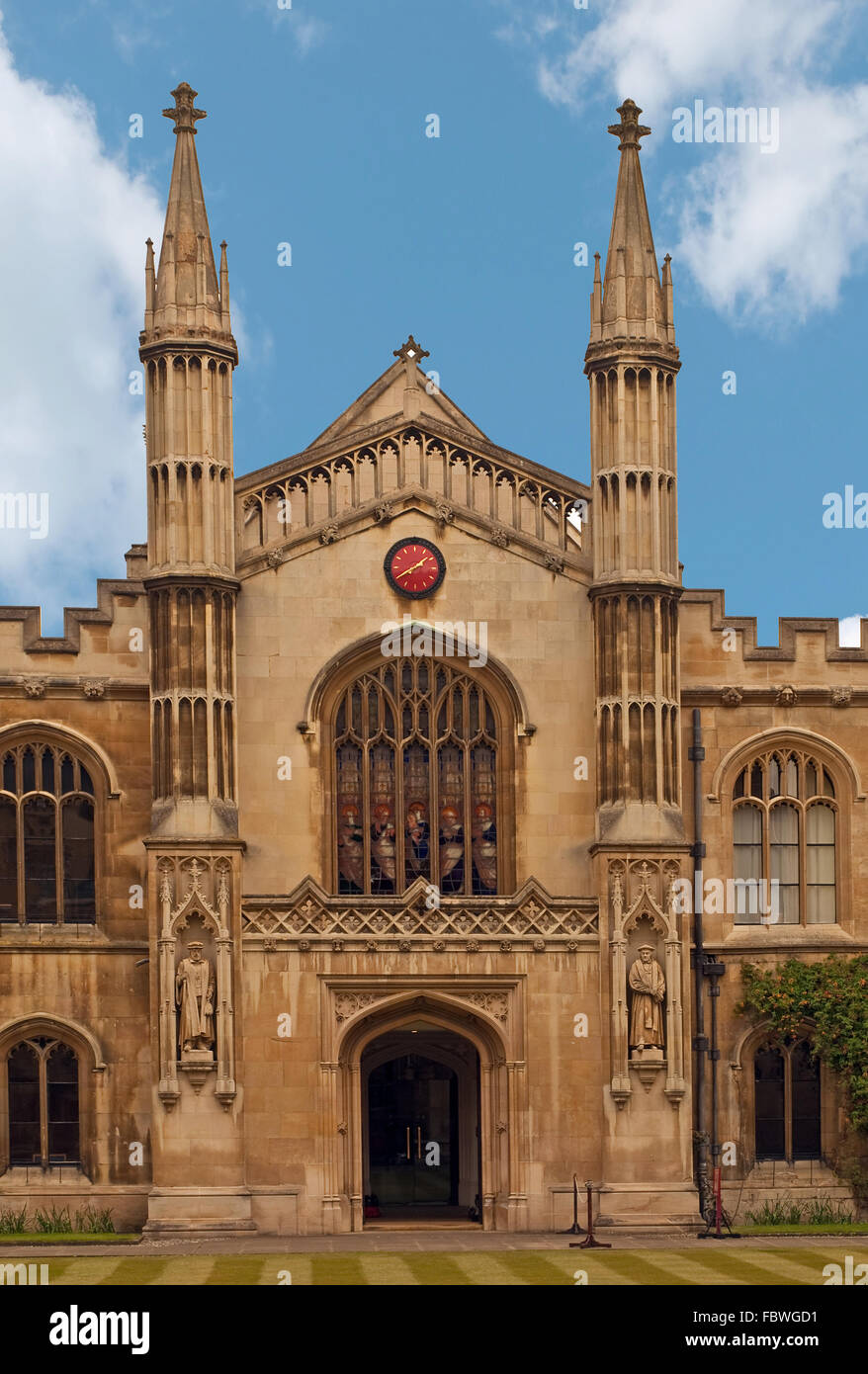 Cambridge University - Pembroke College Stock Photo