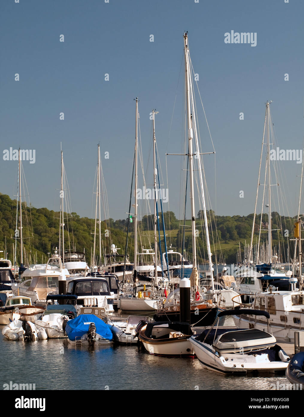 Dartmouth Yacht Marina Stock Photo Alamy