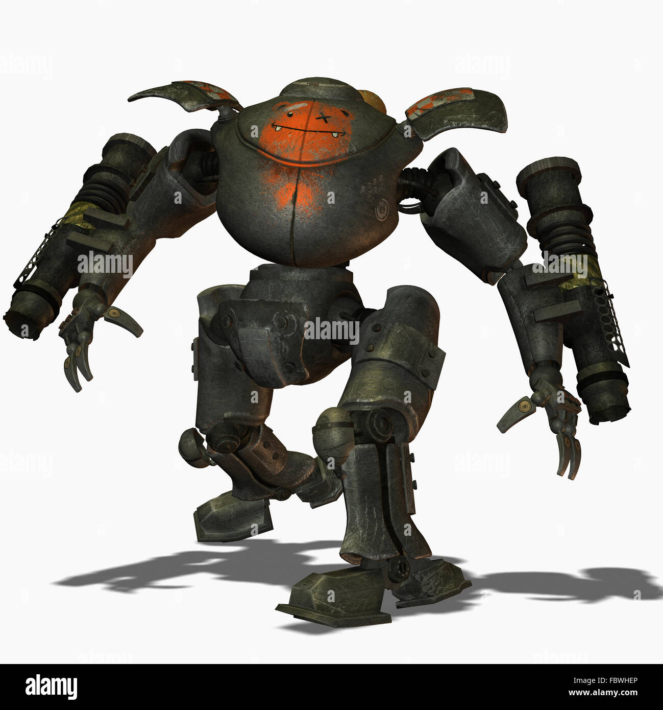 Steampunk combat robots Stock Photo - Alamy