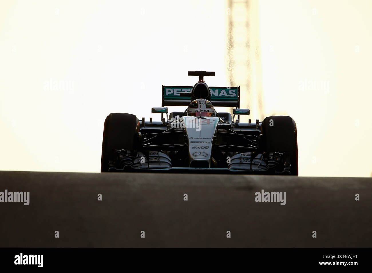 Lewis Hamilton, Mercedes AMG Petronas F1 Team - Formula 1 World Championship 2015 -Abu Dhabi Gp Prix - Yas Marina Circuit Stock Photo