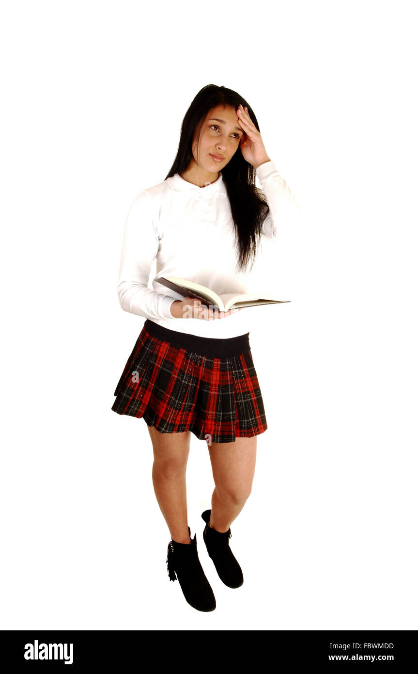 High school uniform girl skirt hi-res stock photography and images - Alamy