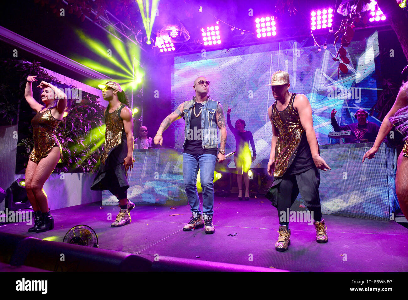 AT&T Latinos Night with Wisin at the Versace Mansion Featuring Wisin