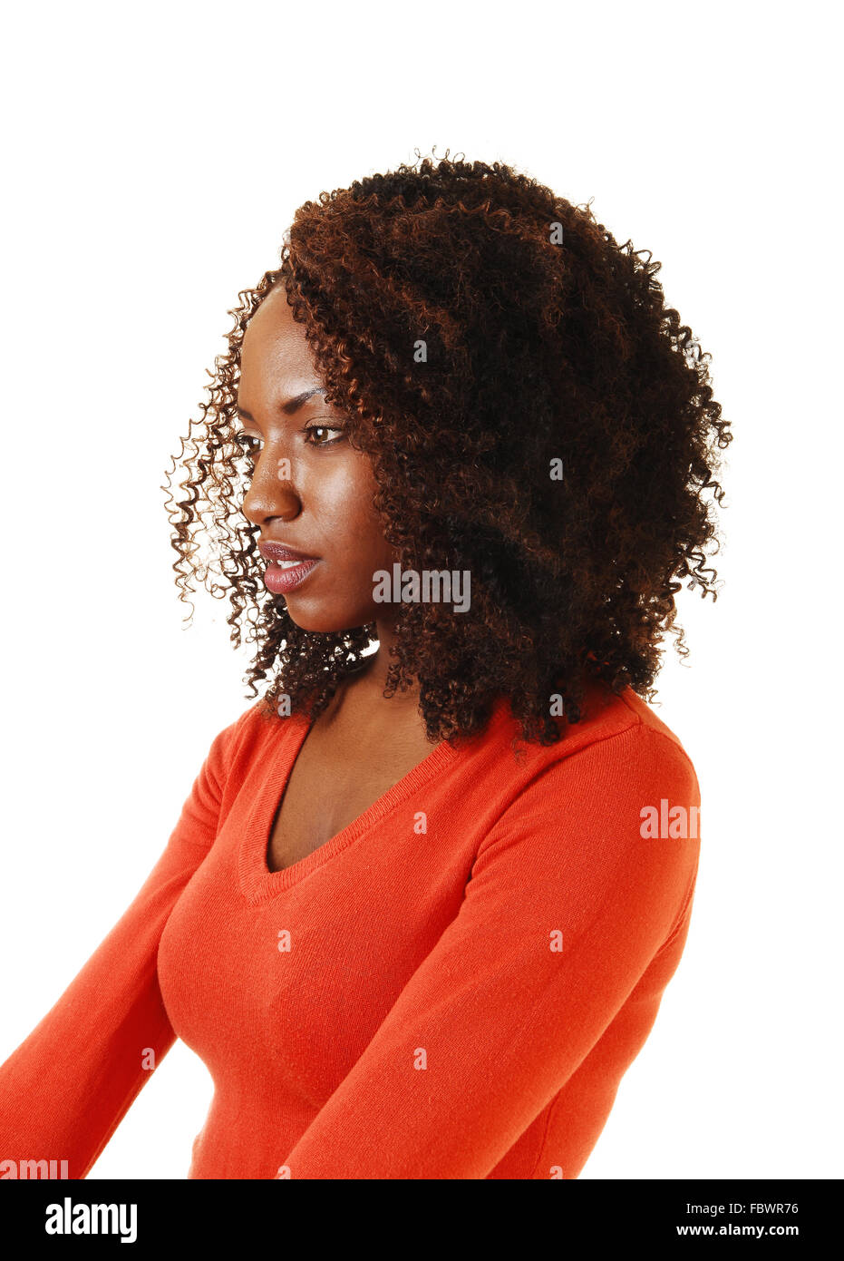 Dark skin teen girl hi-res stock photography and images - Alamy