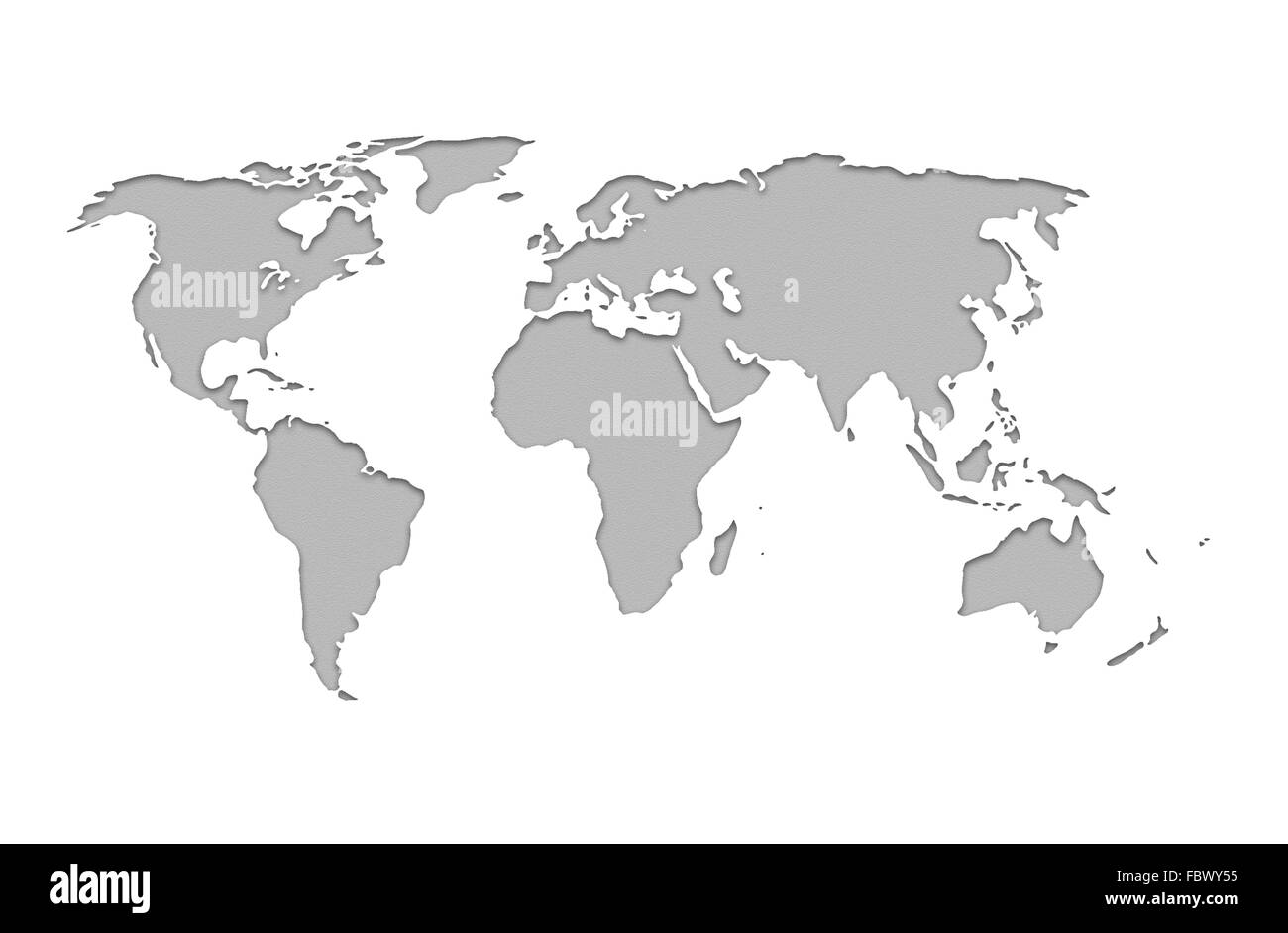 Worldmap Cut Out Stock Images & Pictures - Alamy