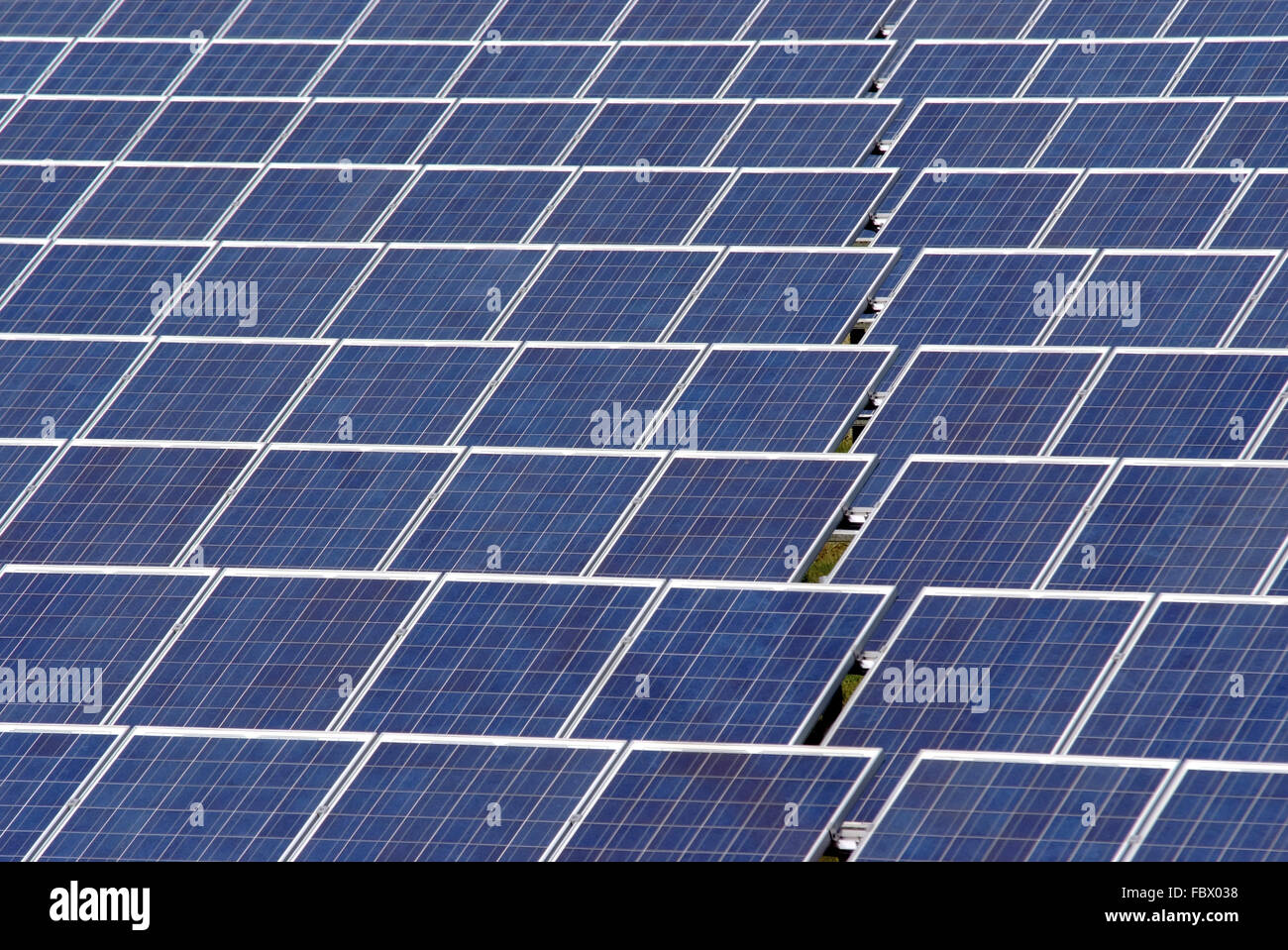 Solar field Stock Photo