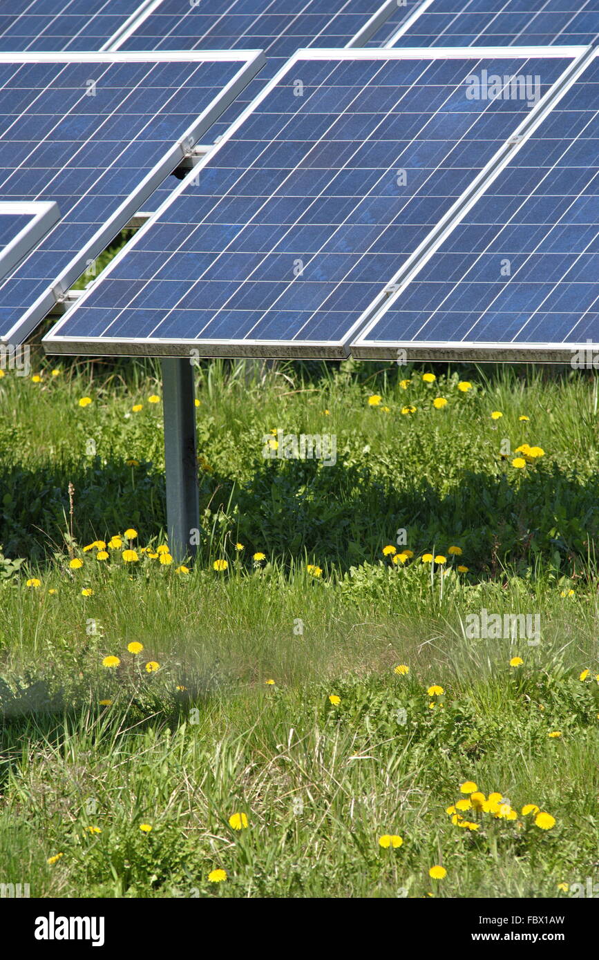 Solar plant Stock Photo