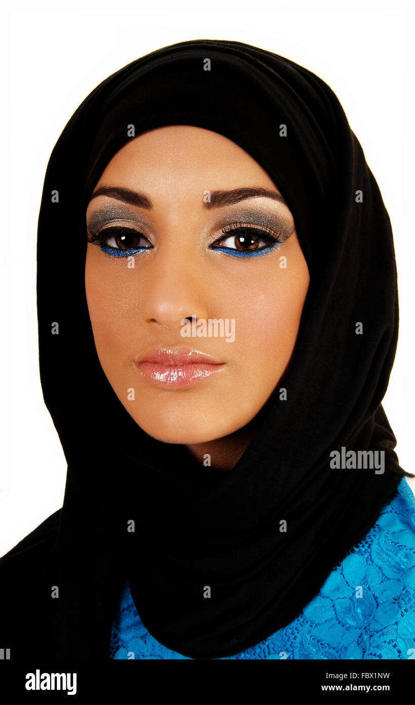 Teen girl with headscarf. Stock Photo