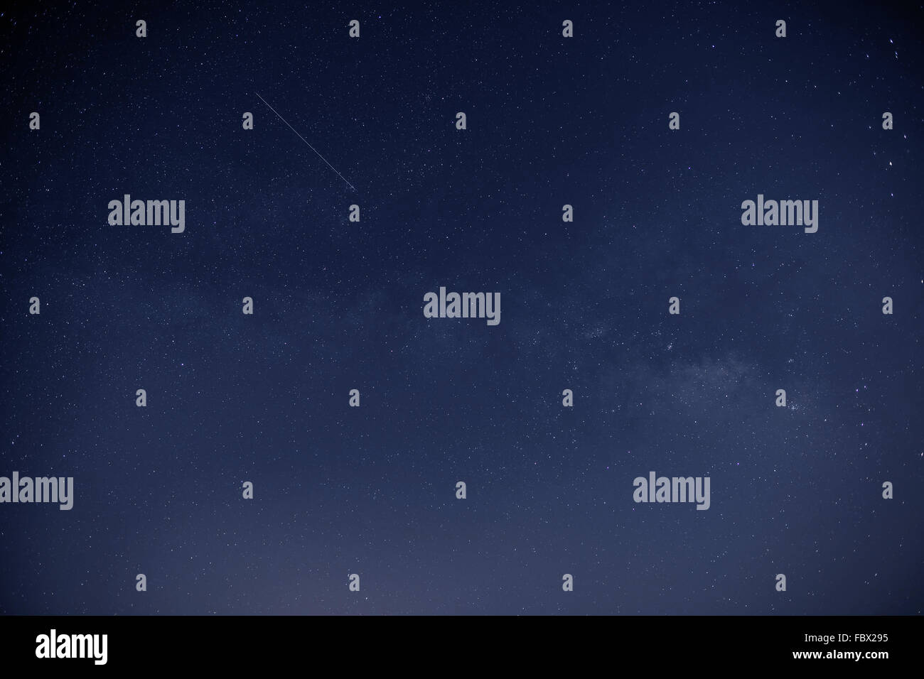 night landscape, the starry sky milky way Stock Photo - Alamy
