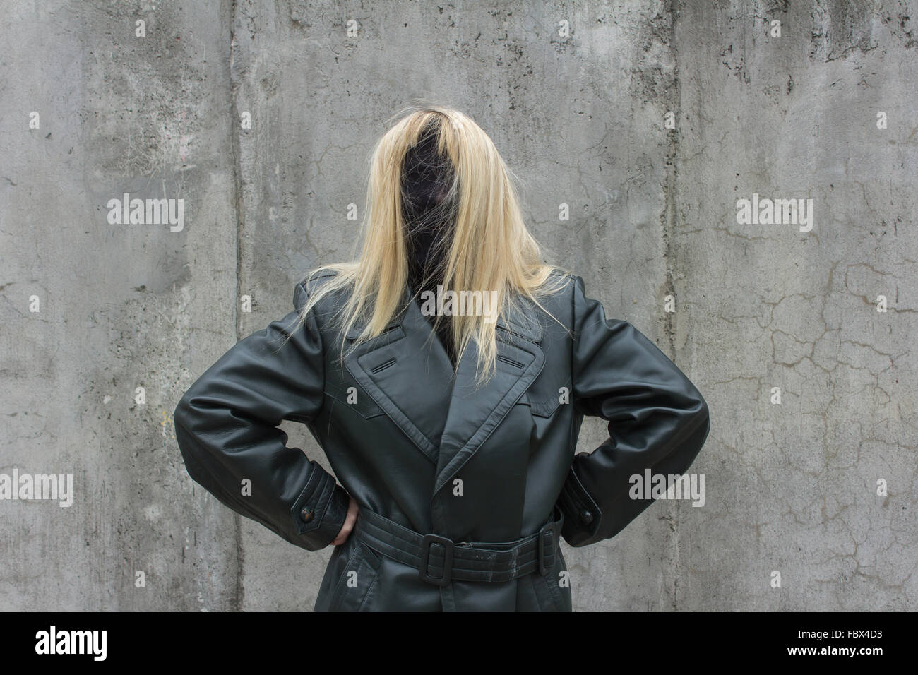 Anonymous Blonde Woman High Resolution Stock Photography and Images - Alamy