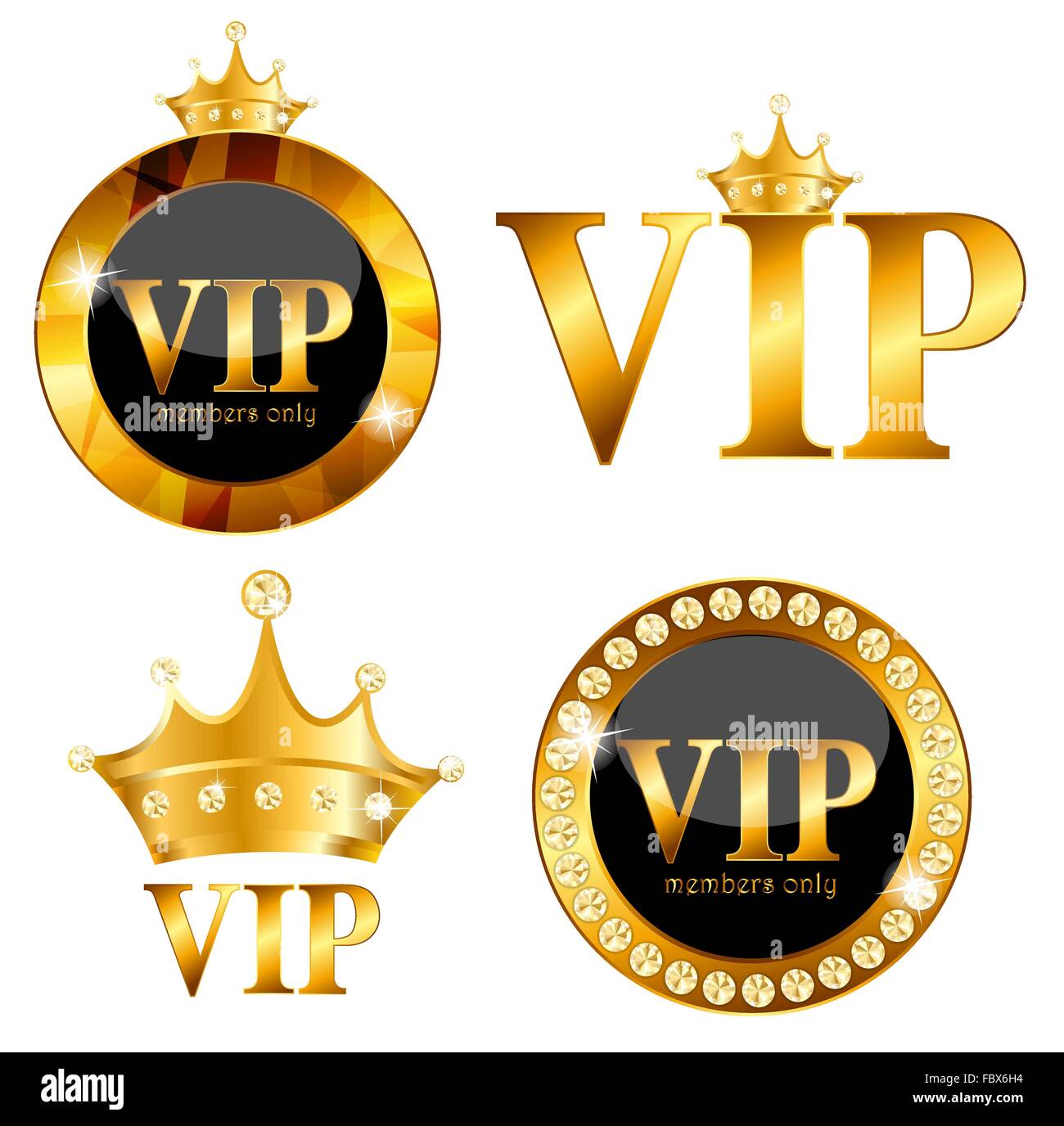 Vip Group Members VIP Members Card Vector Illustration Stock Vector Image & Art - Alamy
