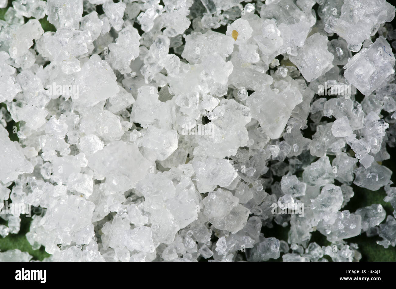 crystals of coarse seasalt Stock Photo Alamy