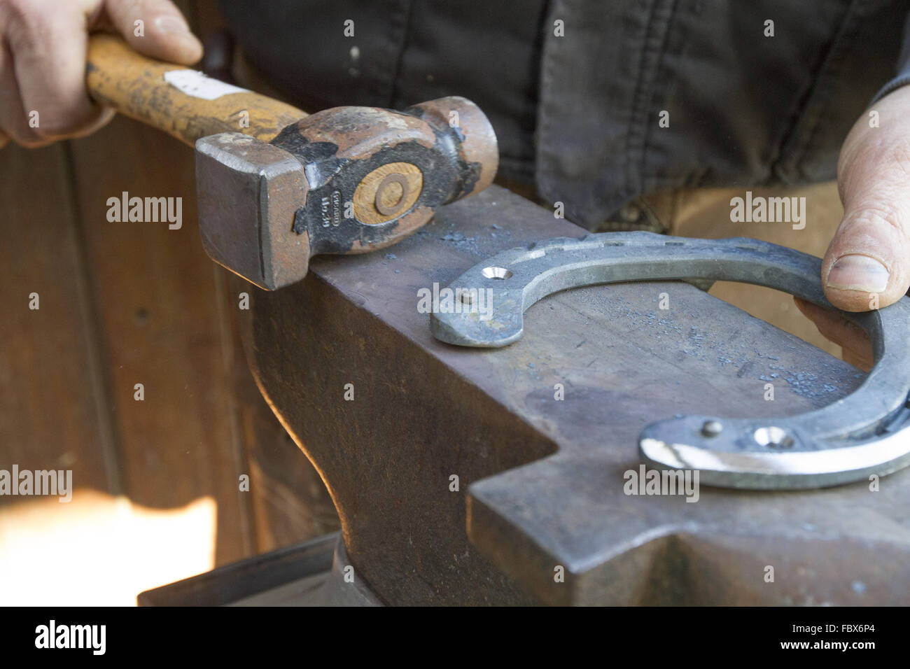 horseshoer, farrier Stock Photo