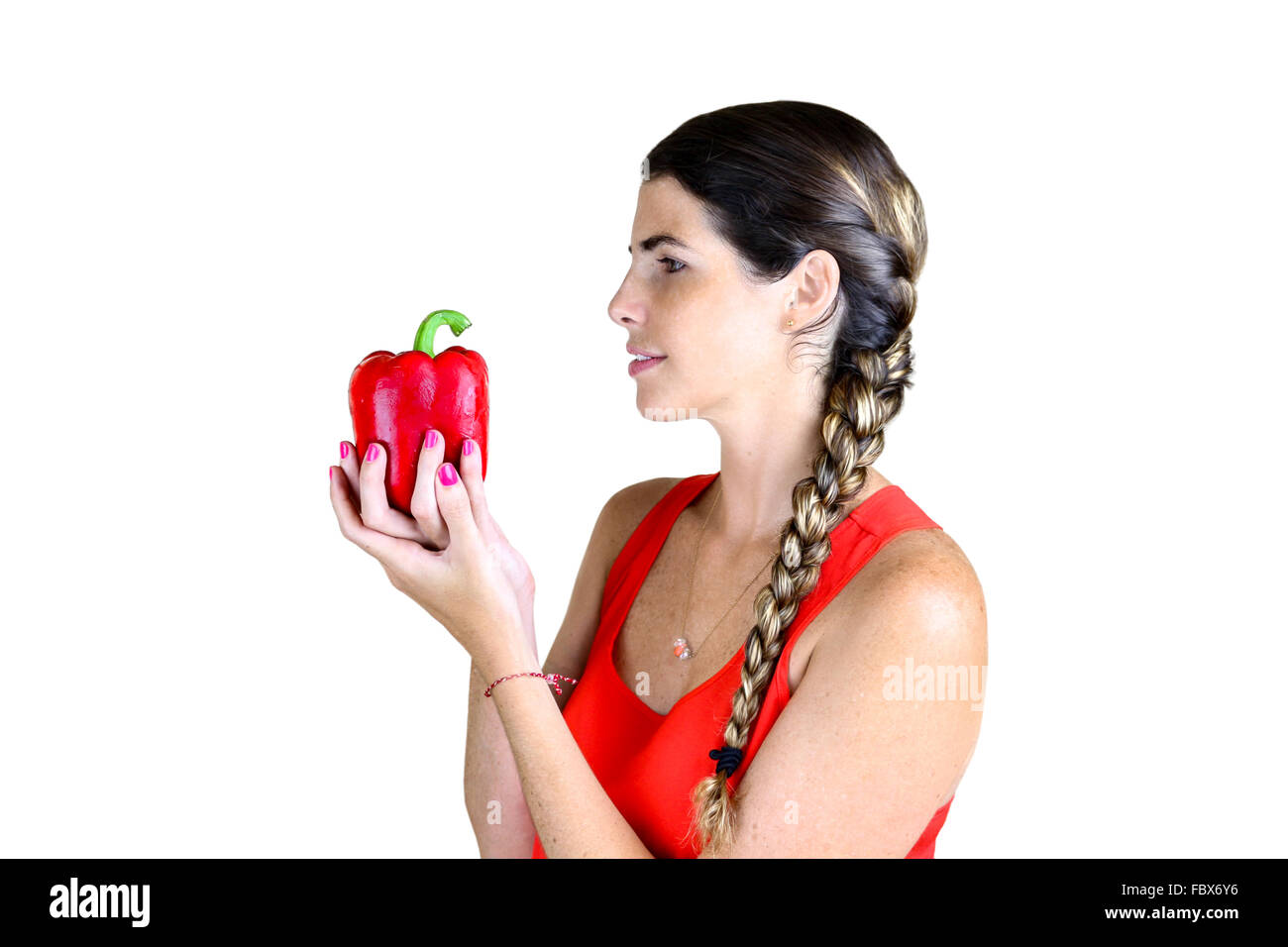 Love Peppers! Stock Photo