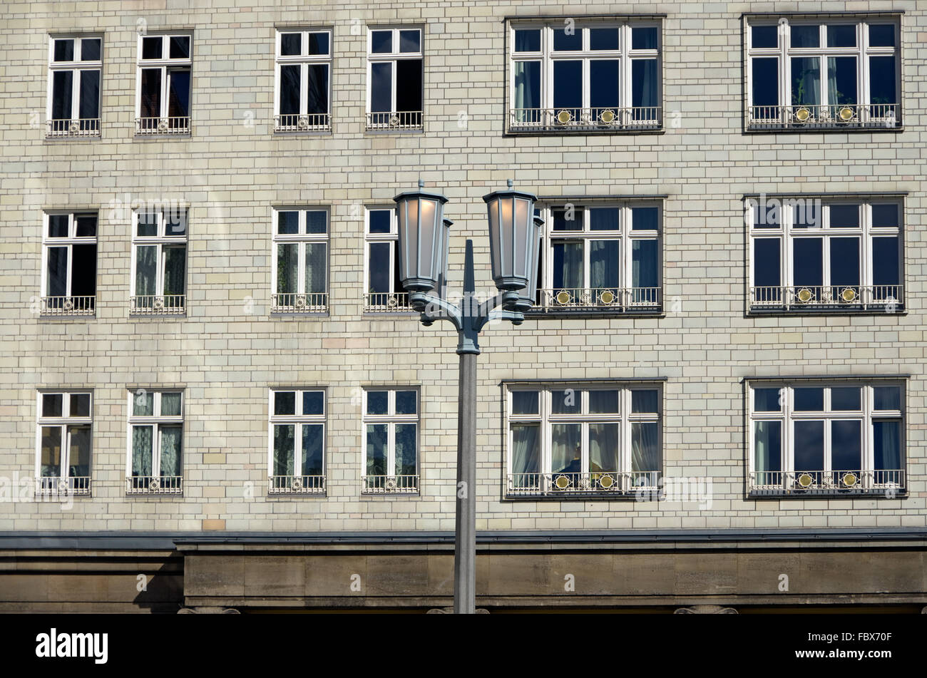 Berlin Frankfurter Allee Detail Stock Photo