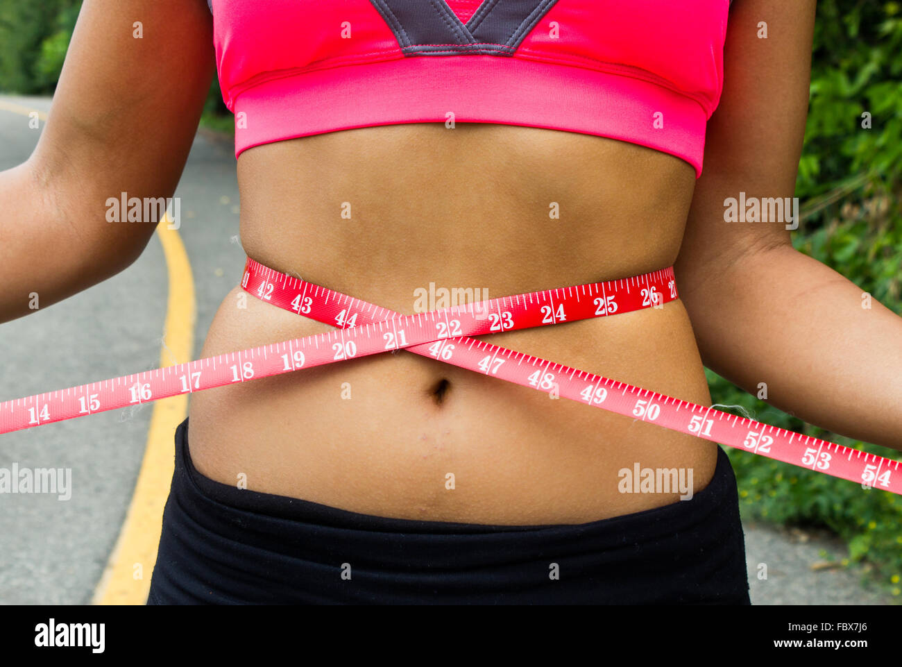 waist measuring 