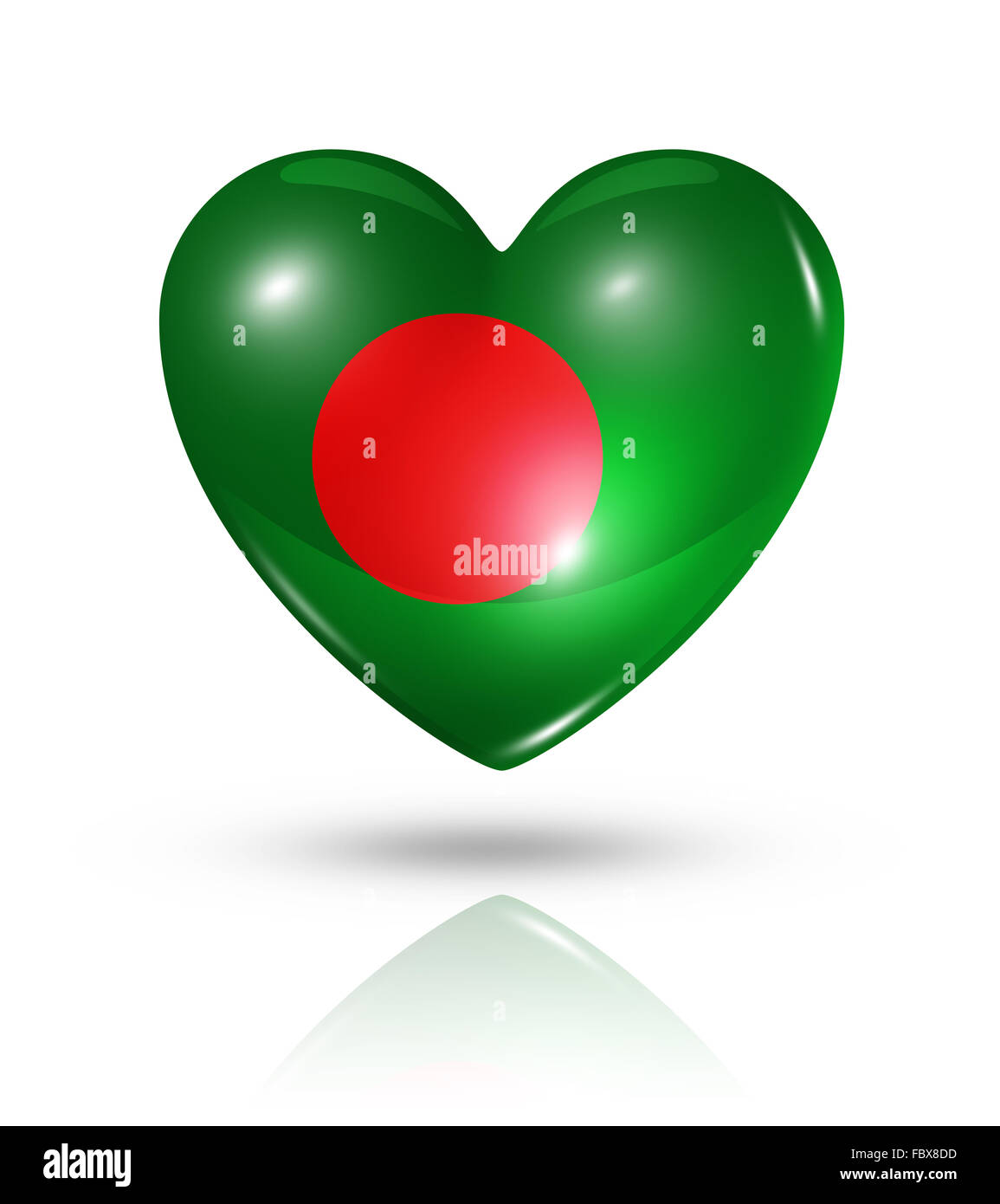 Love Bangladesh, heart flag icon Stock Photo Alamy