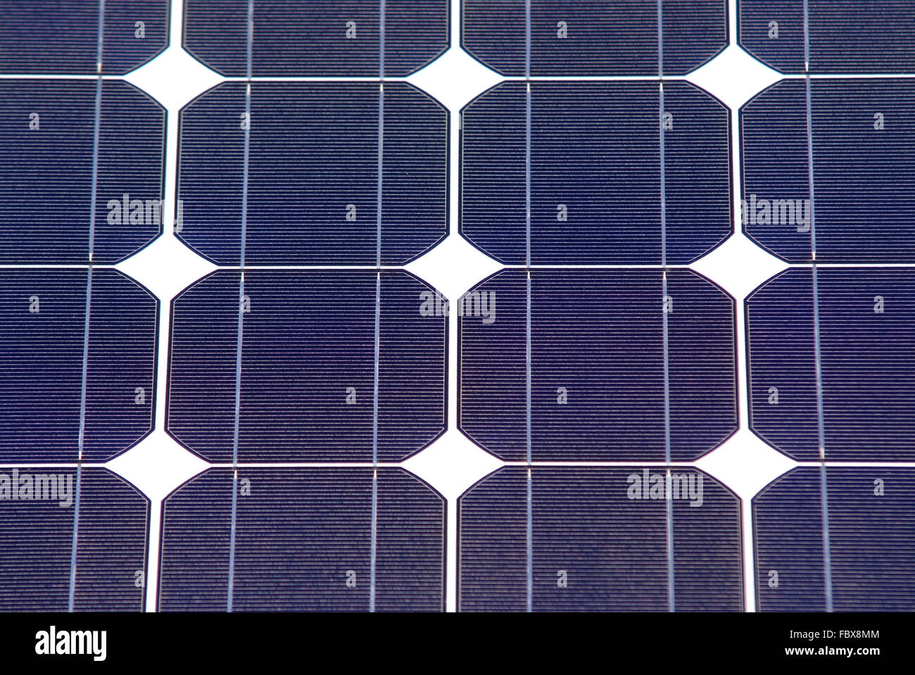 Solar panel surface Stock Photo