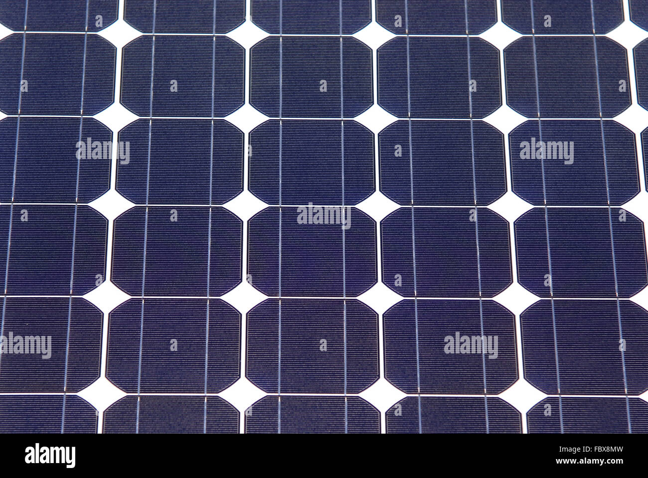 Solar panel surface Stock Photo