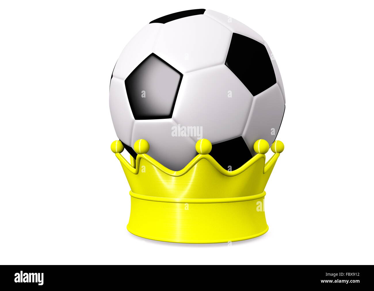 Football crown king football icon hires stock photography and images