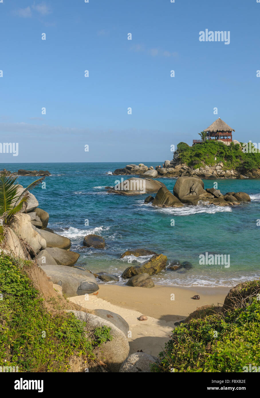 Cabo San Juan, Tayrona national park, Colombia Stock Photo