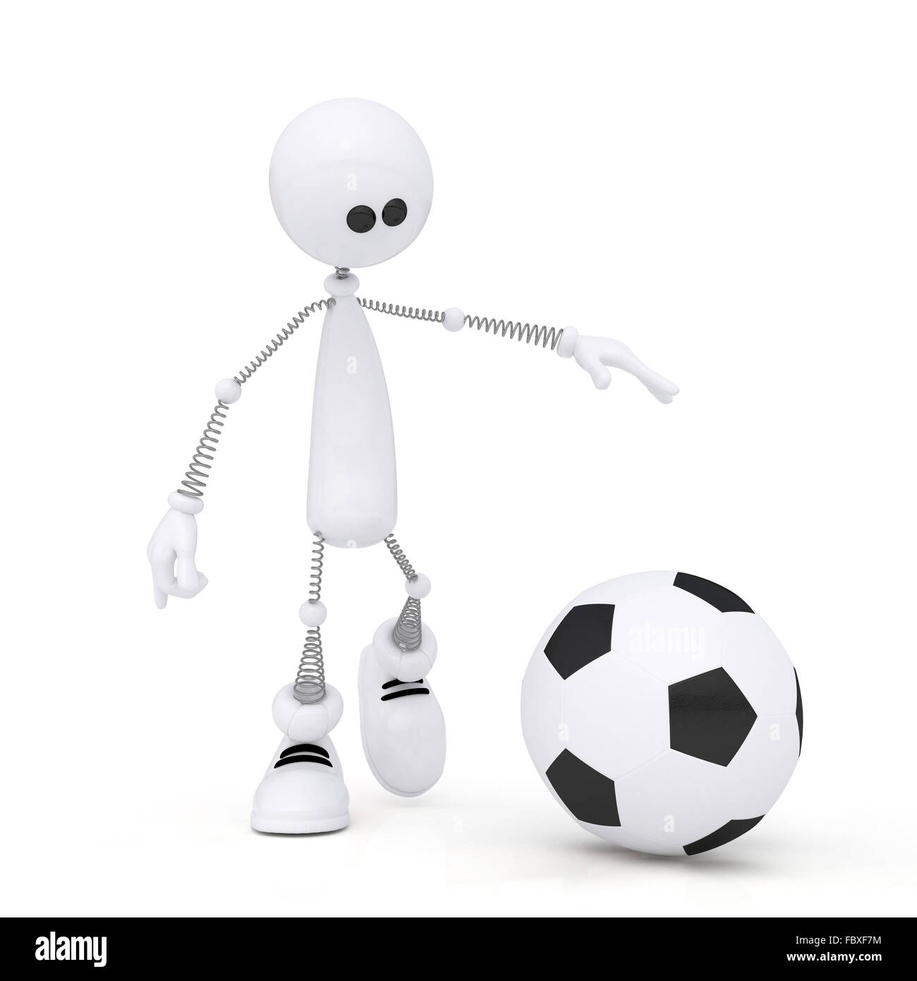 3d person football player Stock Photo Alamy