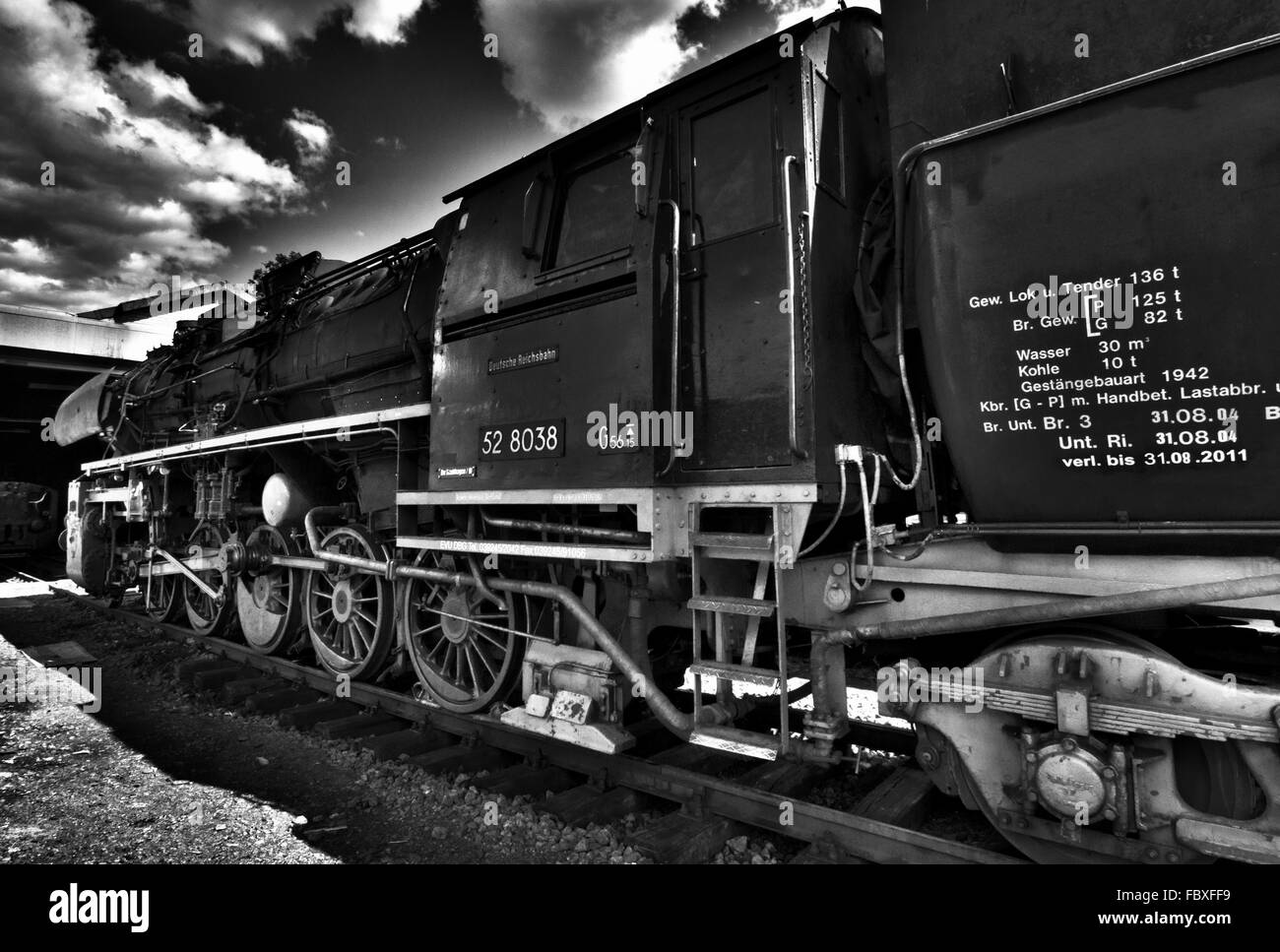 Steam Locomotive HDR Stock Photo