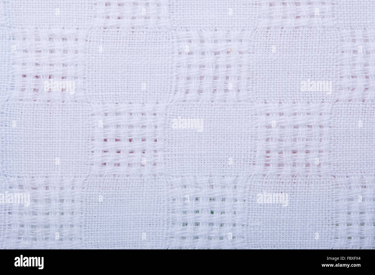 Closeup white fabric textile background texture pattern Stock Photo - Alamy