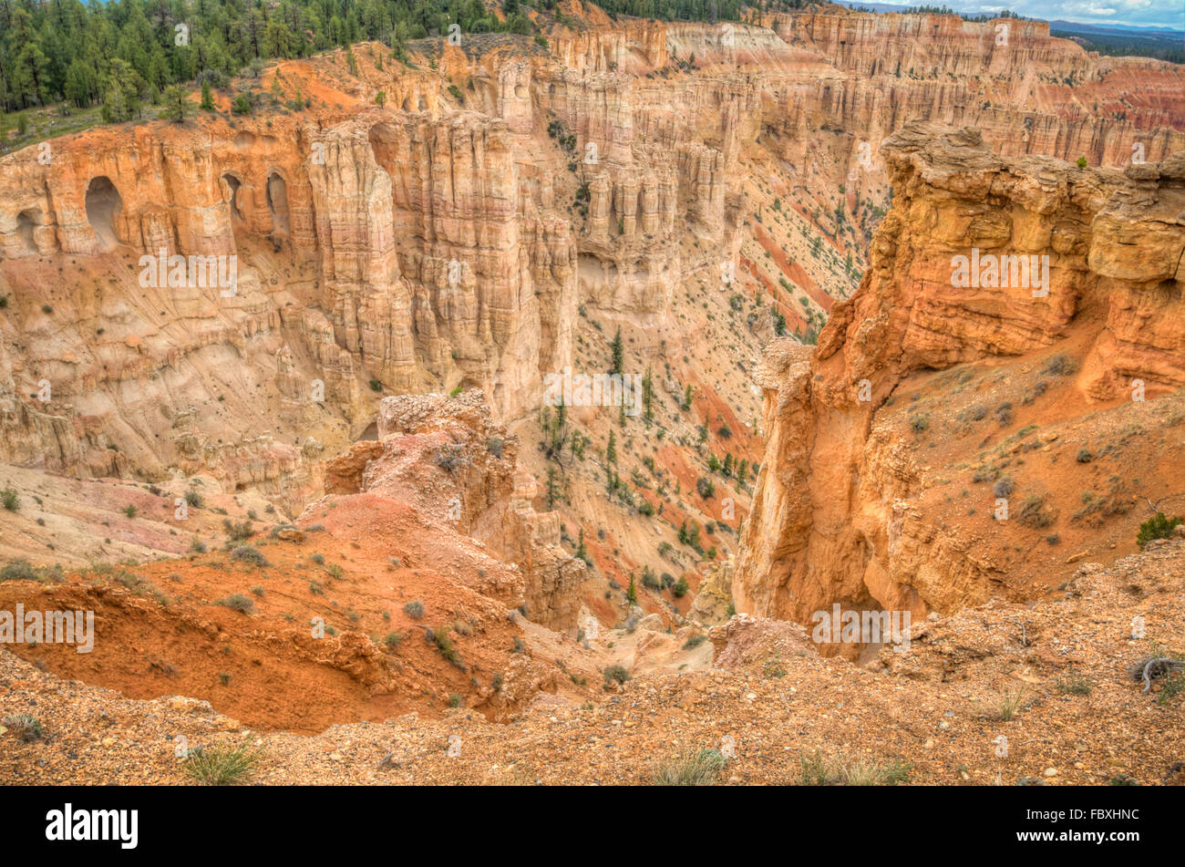 Bryce Canyon valley amphitheater 2013 Stock Photo