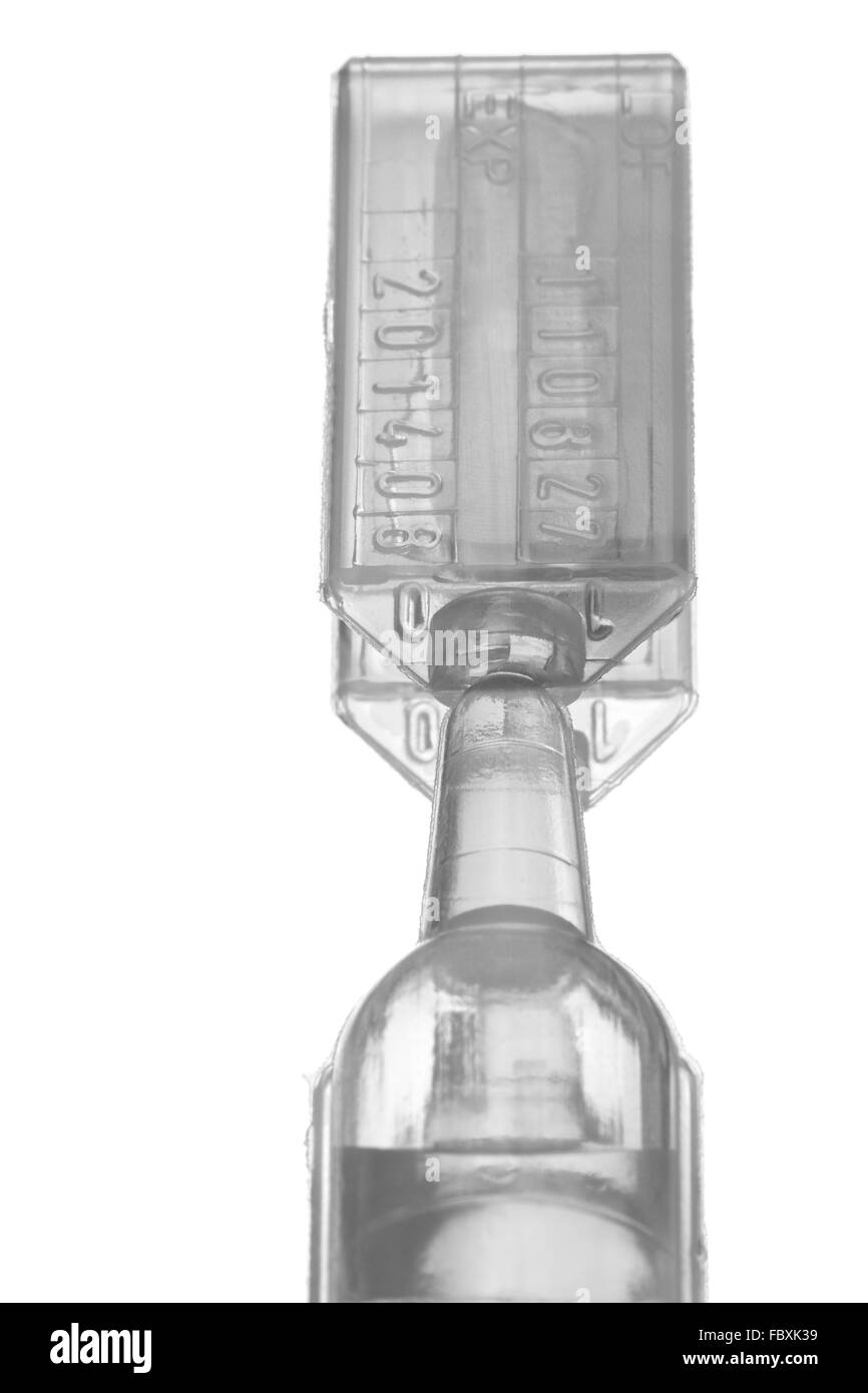Plastic Ampoule Stock Photo