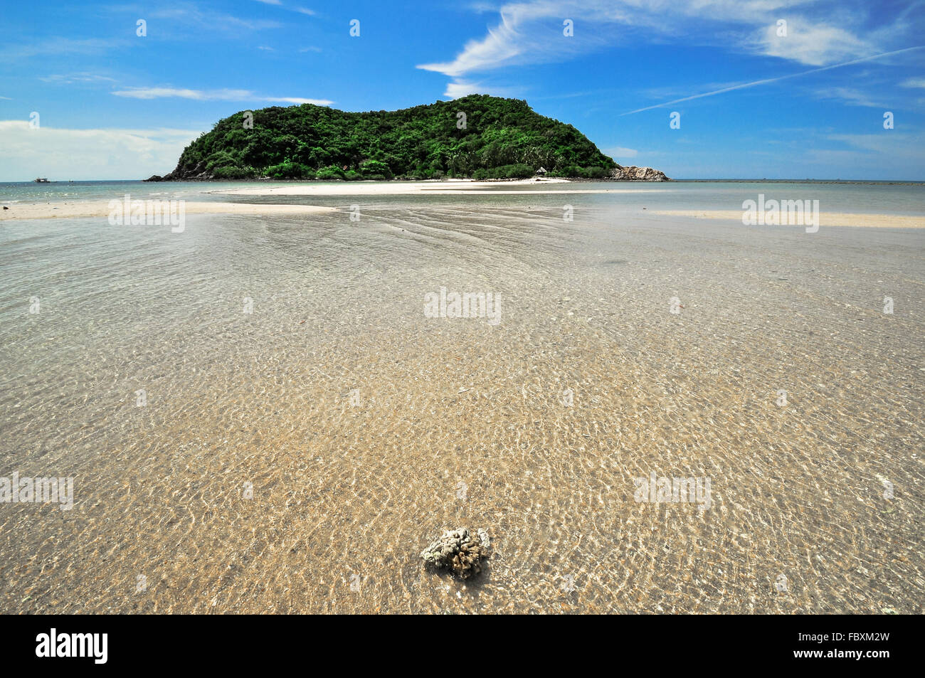 Water Beach in Koh Phangan, Thailand. Stock Photo
