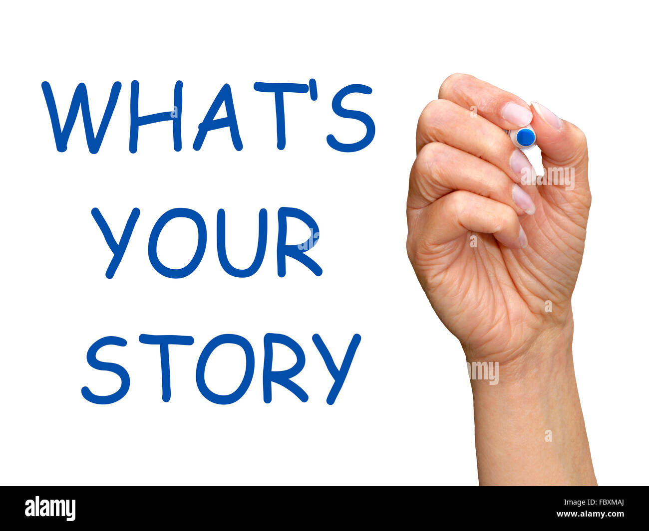 What is your story Stock Photo