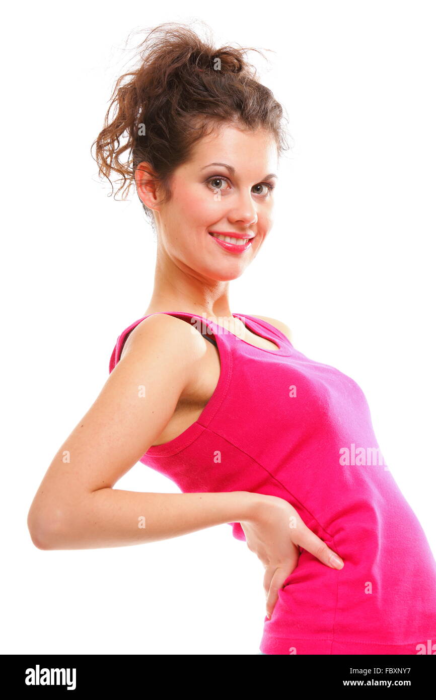 Beautiful young sport woman Stock Photo Alamy