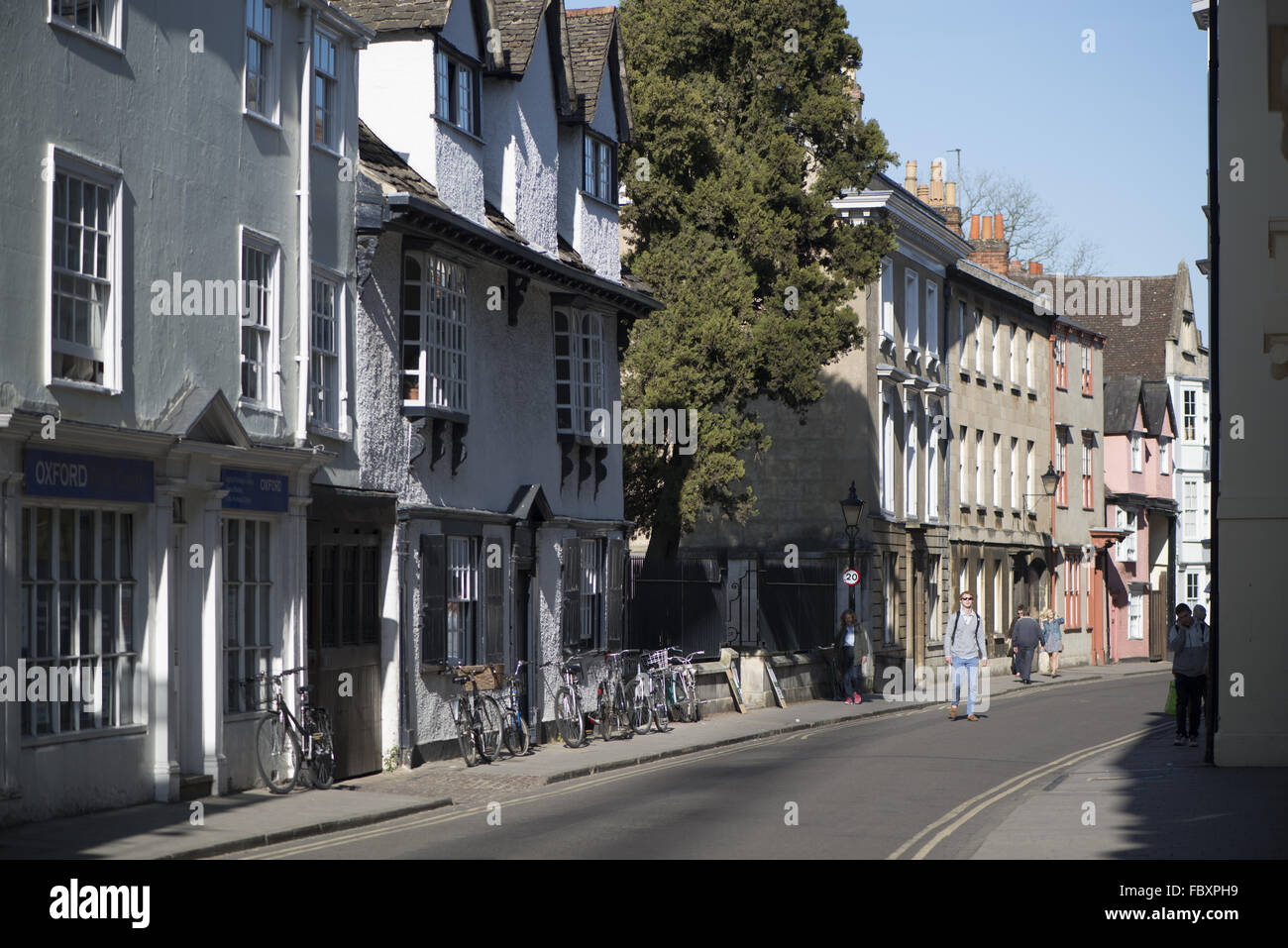 Holywell Lane in Oxford Stock Photo Alamy