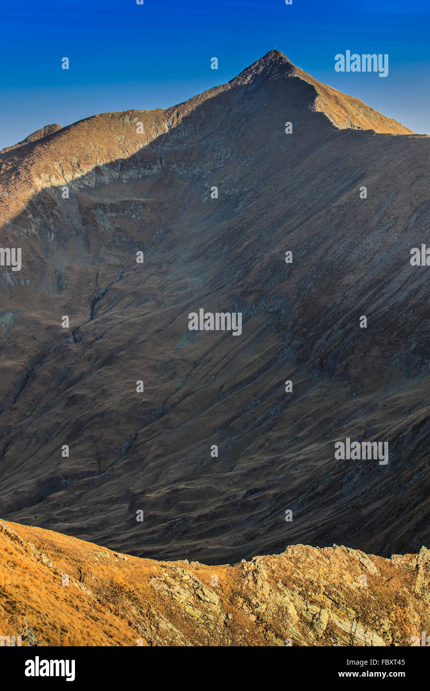 The Moldoveanu Peak in Fagaras Mountains Stock Photo - Alamy