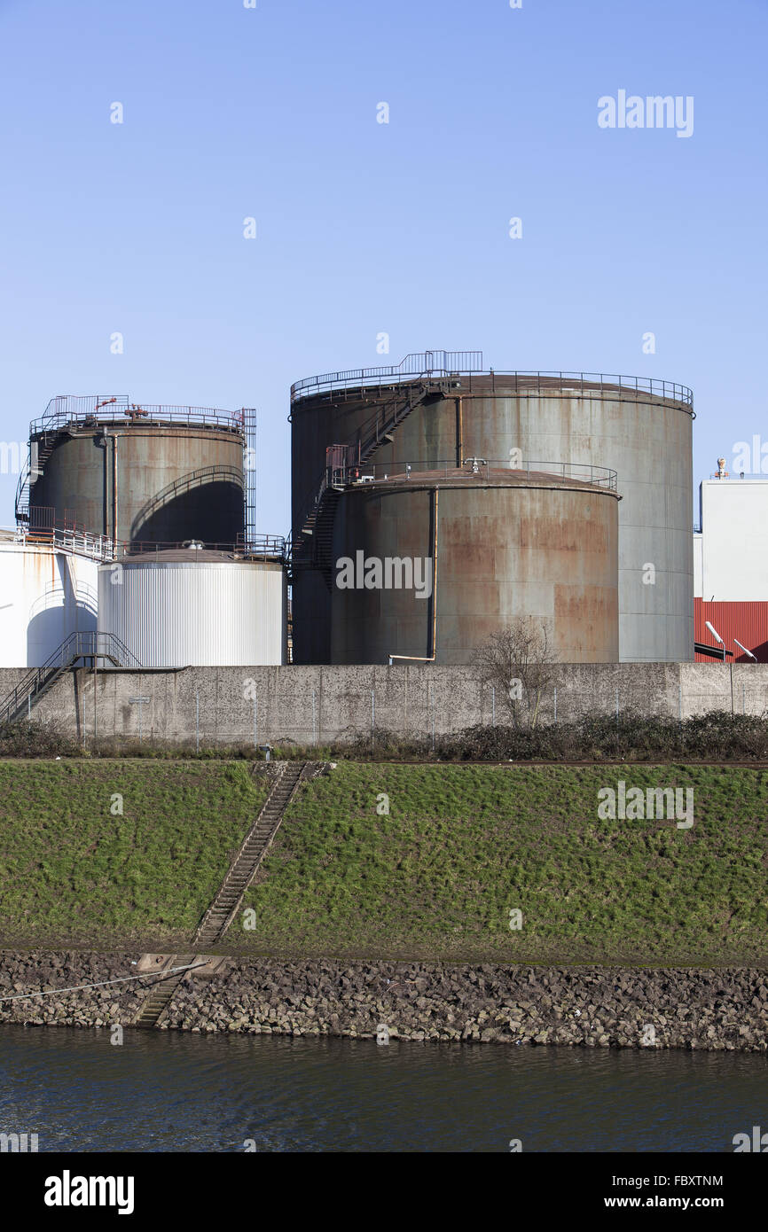 Fuel storage tank Stock Photo