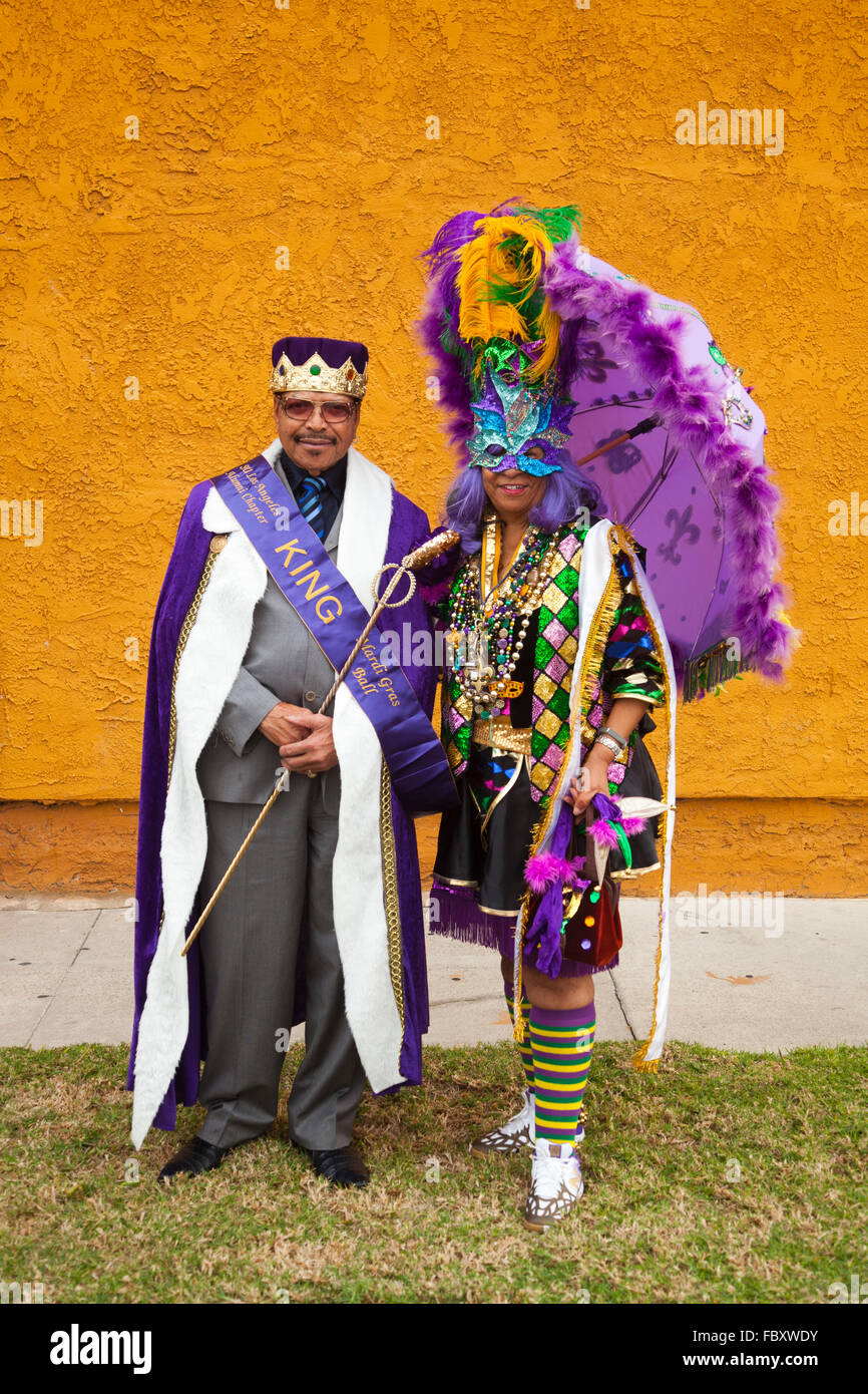 31st ANNUAL Kingdom Day Parade  Louisiana to Los Angeles Organizing Committee, Inc. (LALA) members who work towards raising mone Stock Photo