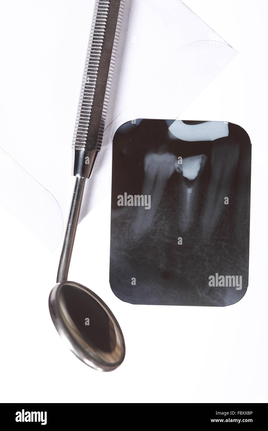 dental xray film detail and dental instrument Stock Photo Alamy