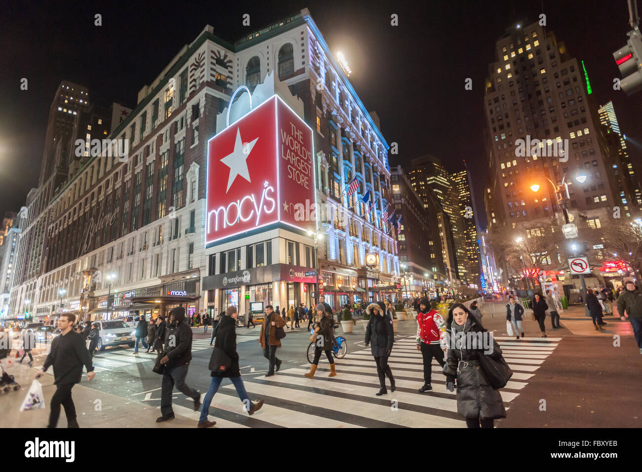 The Macy's Herald Square flagship department store in New York on