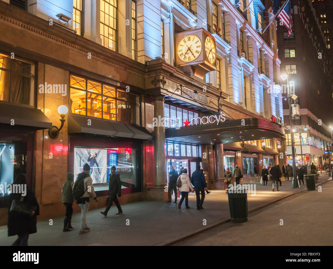The Macy's Herald Square flagship department store in New York on